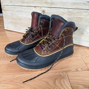 Nike ACG Woodside II Dark Gold Leaf 525393-770 Mens 7.5 Hiking Boots Brown